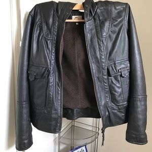 June Brown Leather Jacket